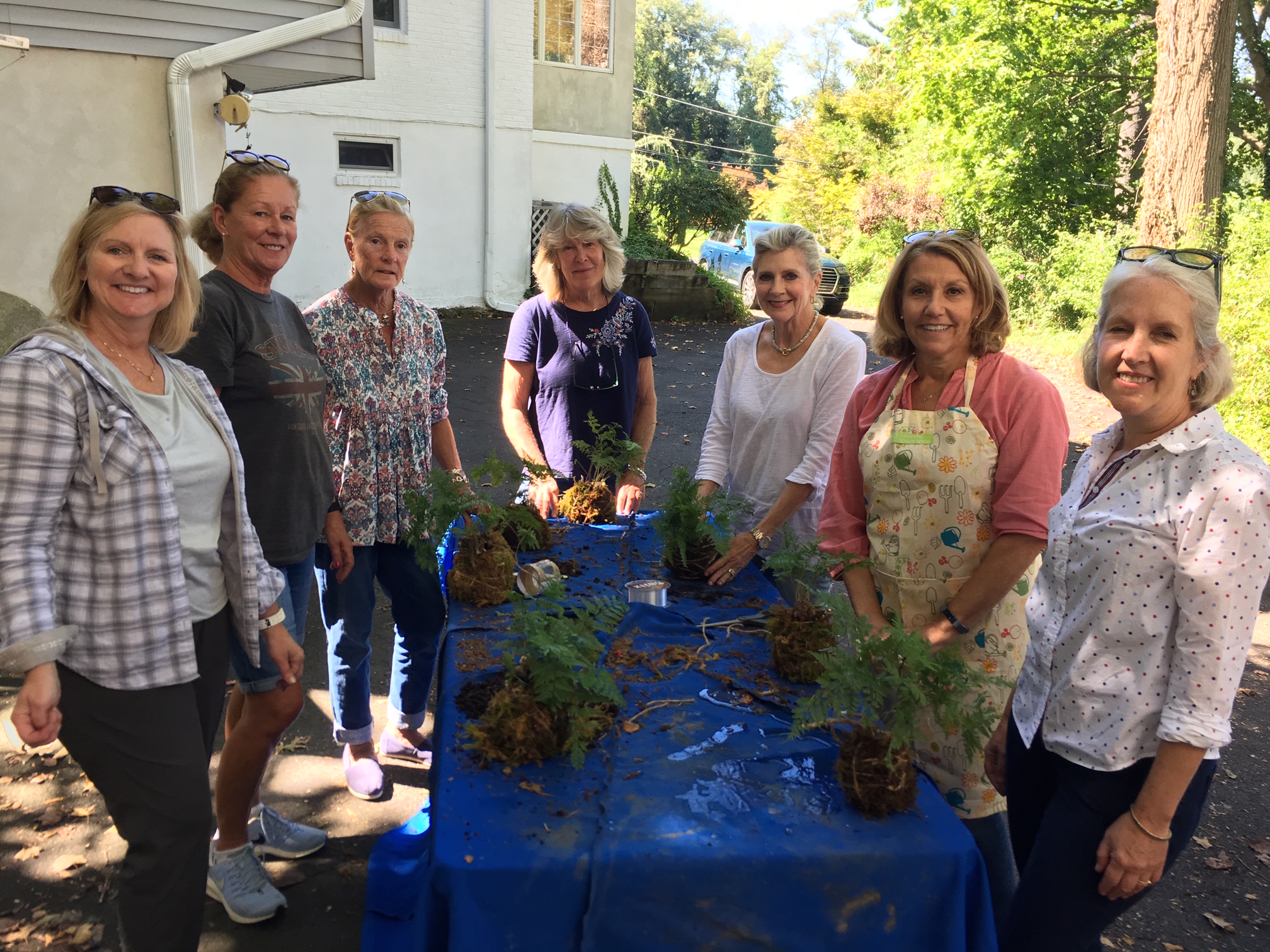 Senior Women Working With Plants Outdoor